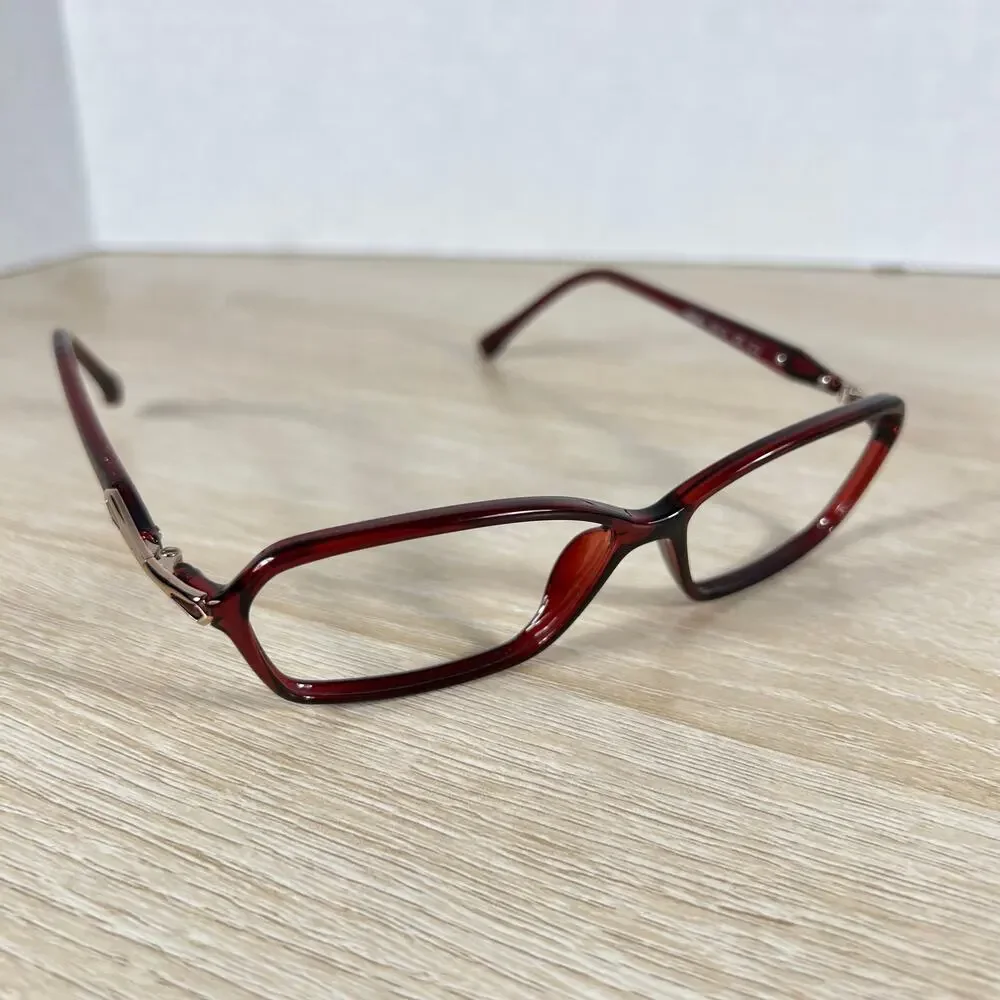 Renato Balestra RB543 Eyeglasses Red FRAMES ONLY 53-12-130 Italy